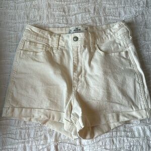 Hollister High Rise Denim Shorts